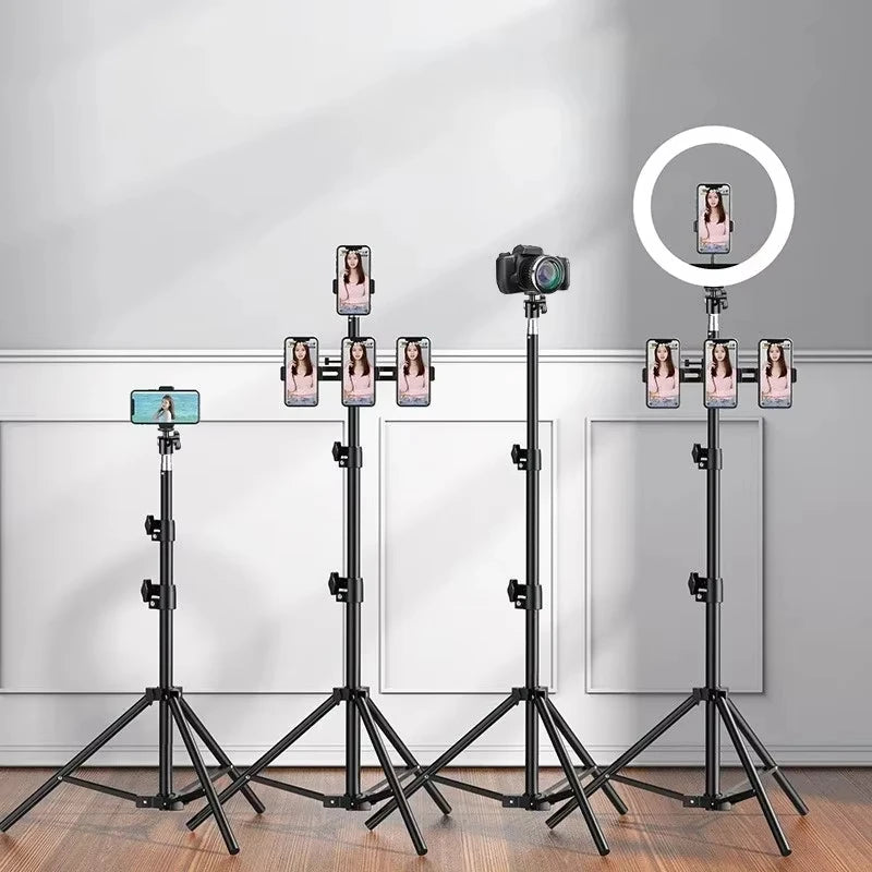 160 cm floor tripod phone holder, view 2