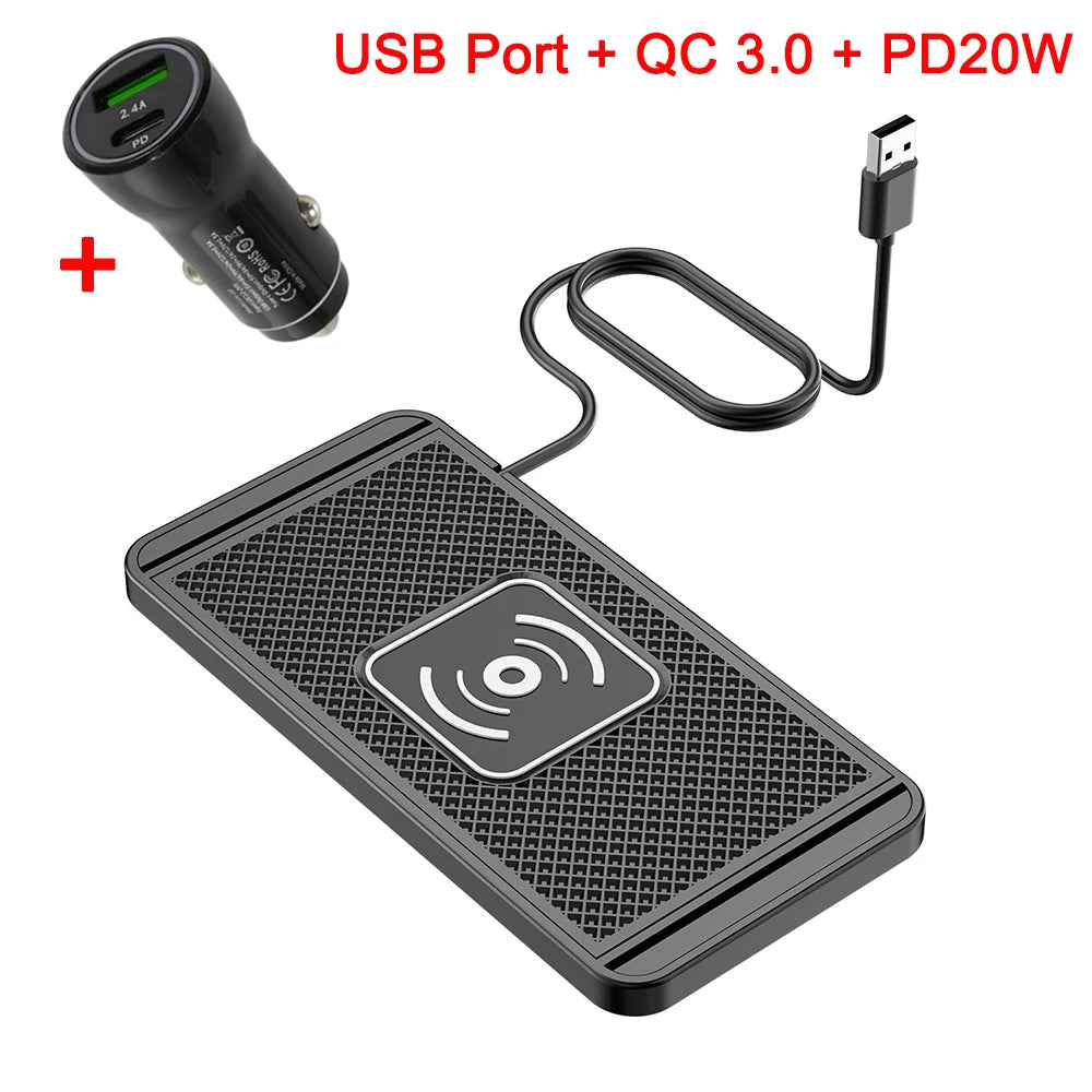 15W car wireless charging pad, view 9