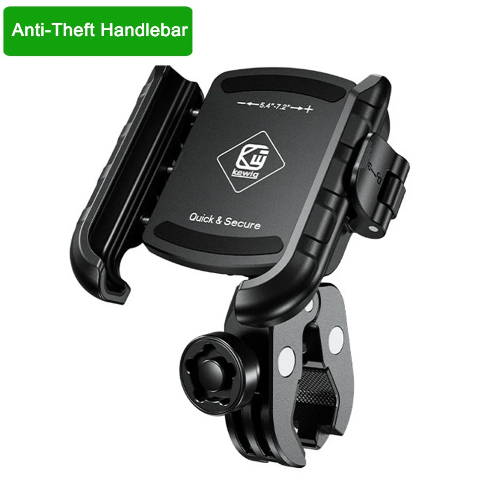 One-touch auto-lock motorcycle and bike phone mount, view 13