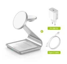 3-in-1 magnetic wireless charging station, view 12
