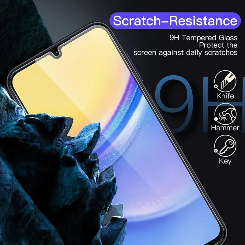 9H tempered glass screen protector for Samsung Galaxy A series, view 2