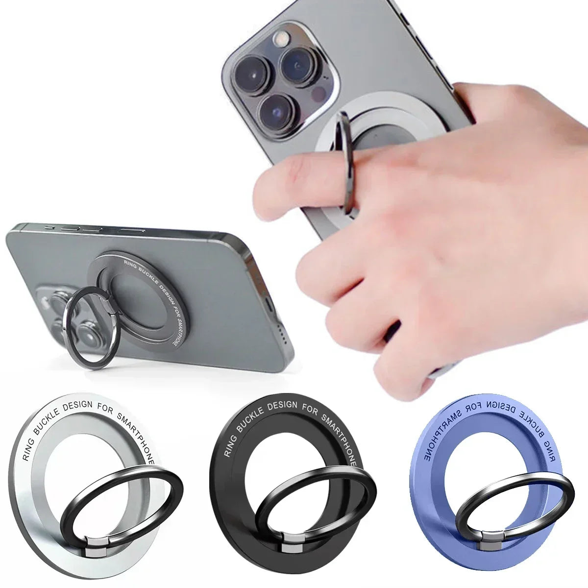 Mini magnetic finger ring grip, view 7