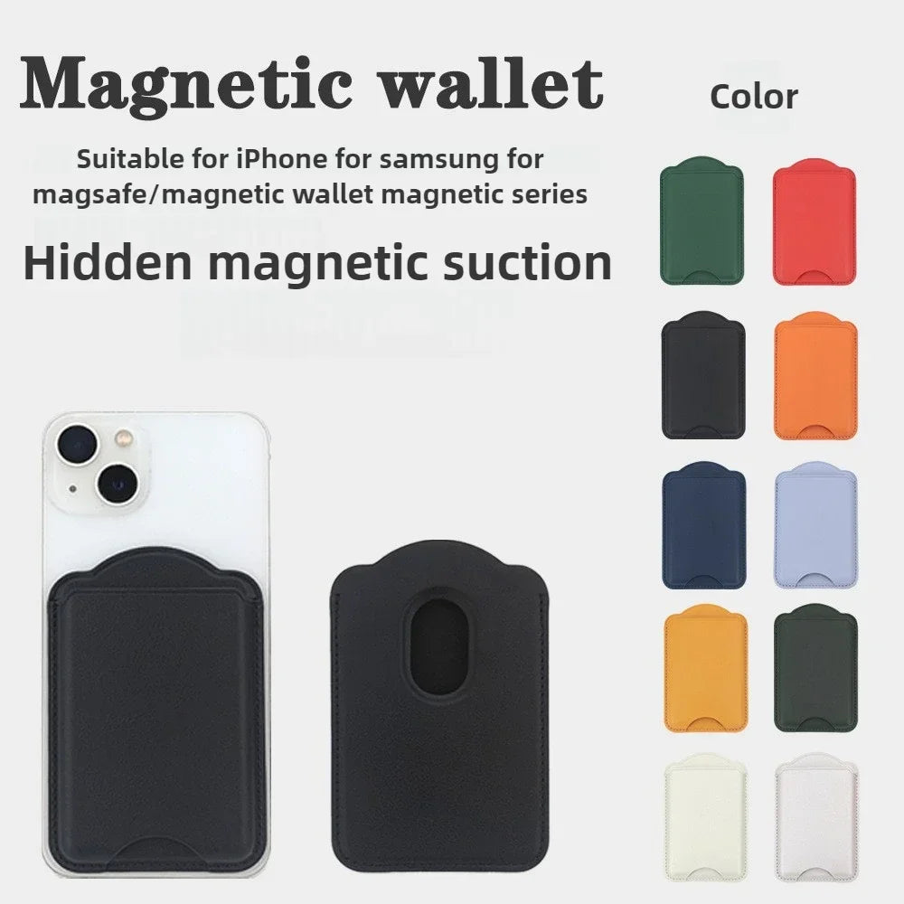 PU leather magnetic card wallet for iPhone 15–18 & Galaxy S25–S26, view 6
