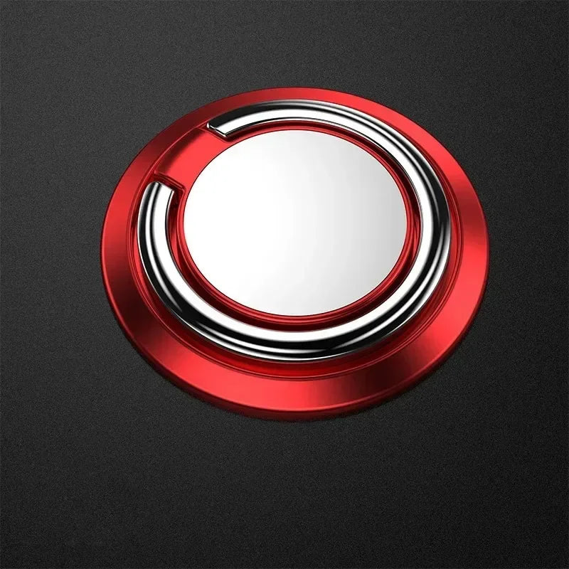 Mini 360° finger ring holder, red