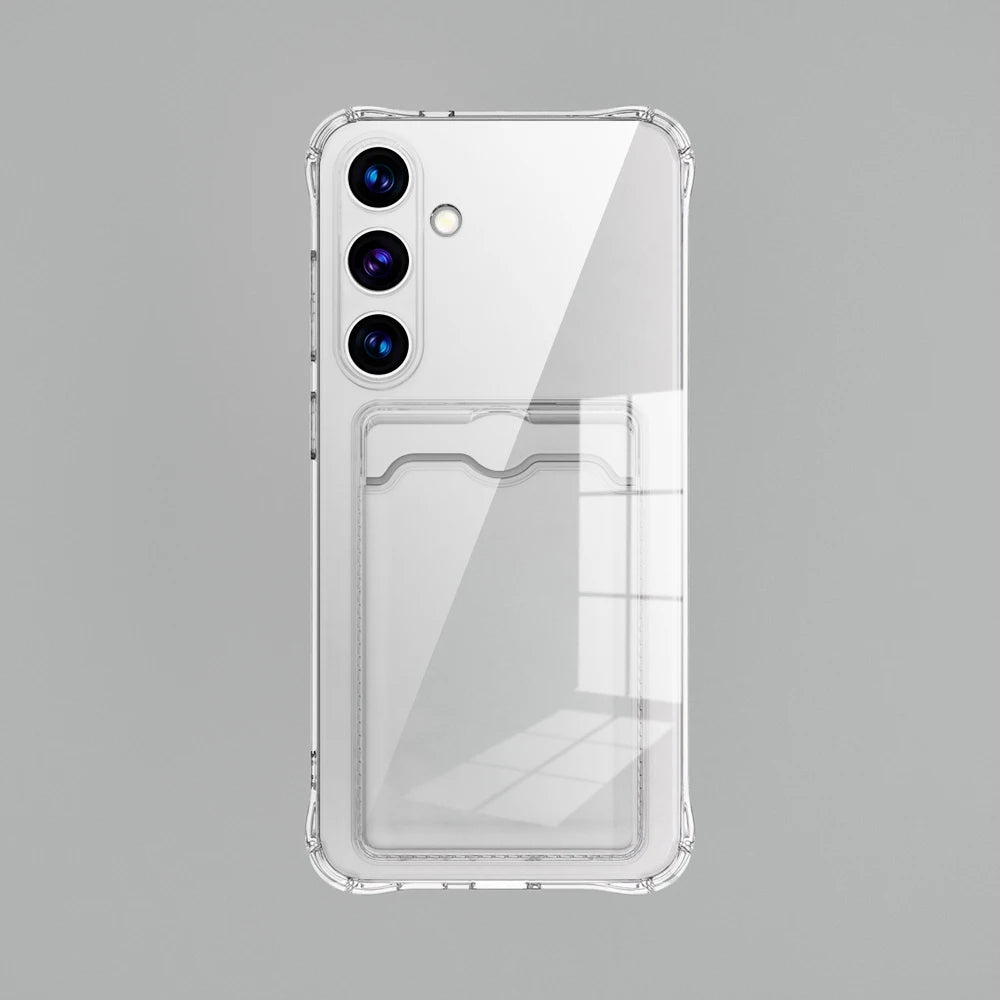 Clear card slot case for Samsung Galaxy S20–S26 & Note 20, view 8