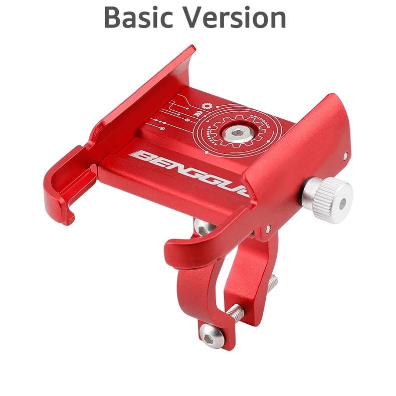 360° rotating bike phone holder for 4.7–7.0 inch phones, red, view 10