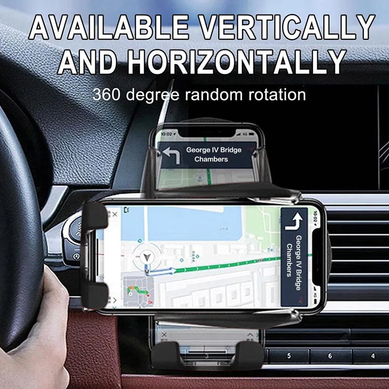 Infrared sensor wireless car charger, view 2
