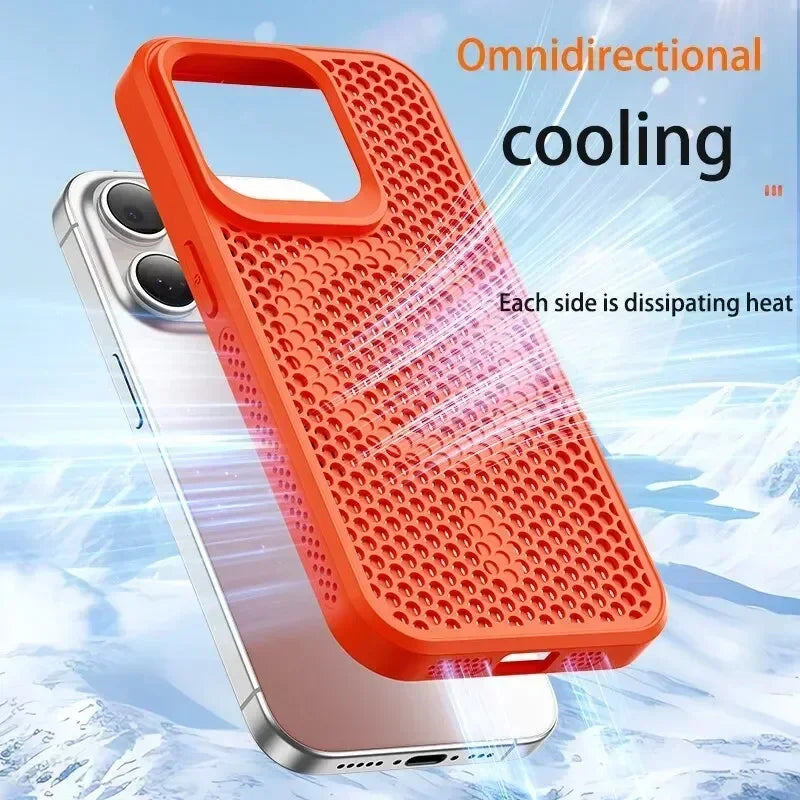 Cooling heat dissipation MagSafe case for iPhone 11–18