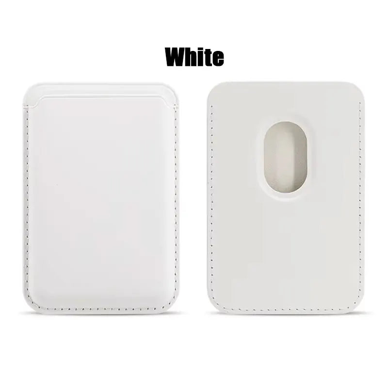 RFID magnetic card wallet, white