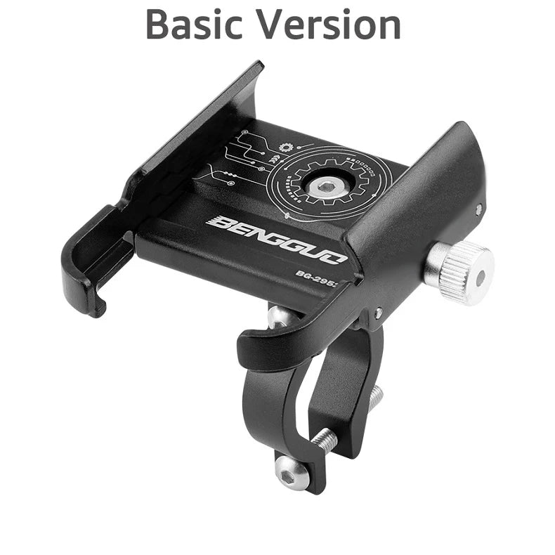 360° rotating bike phone holder for 4.7–7.0 inch phones, black, view 12