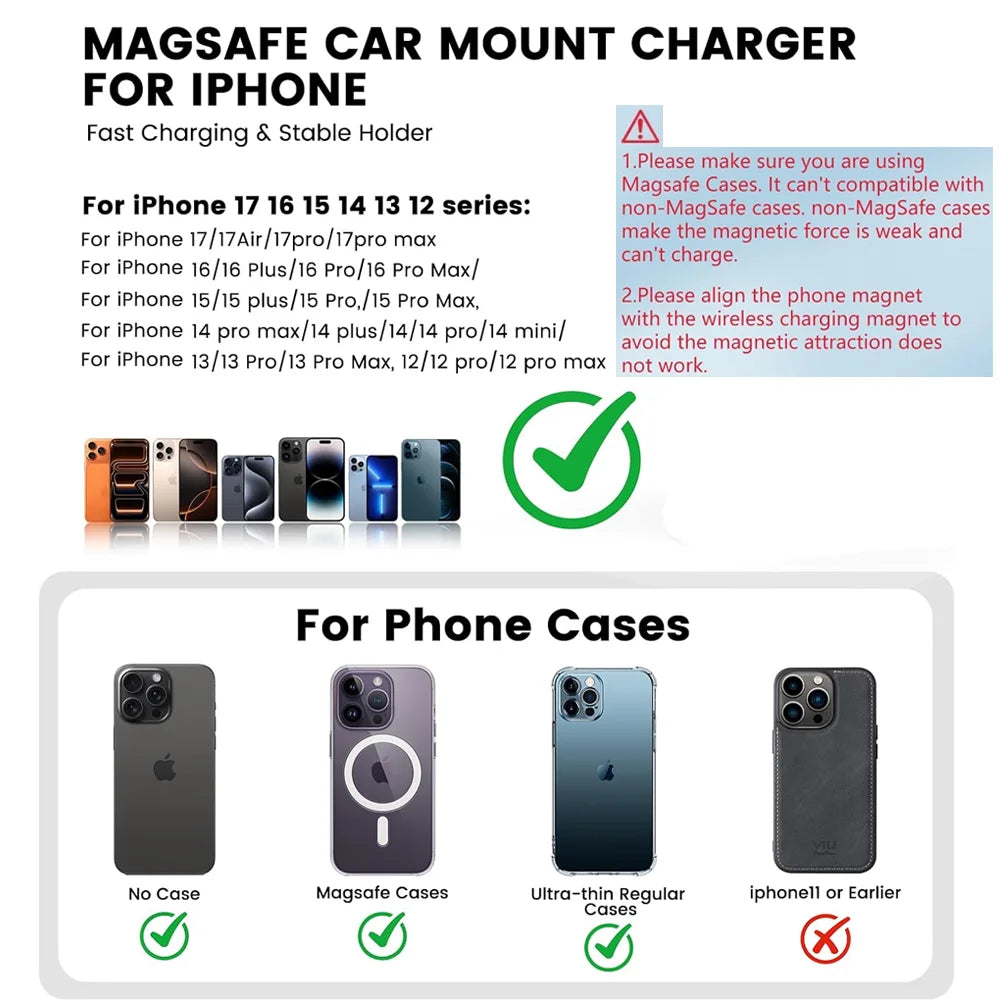 30W magnetic car wireless charger, view 6