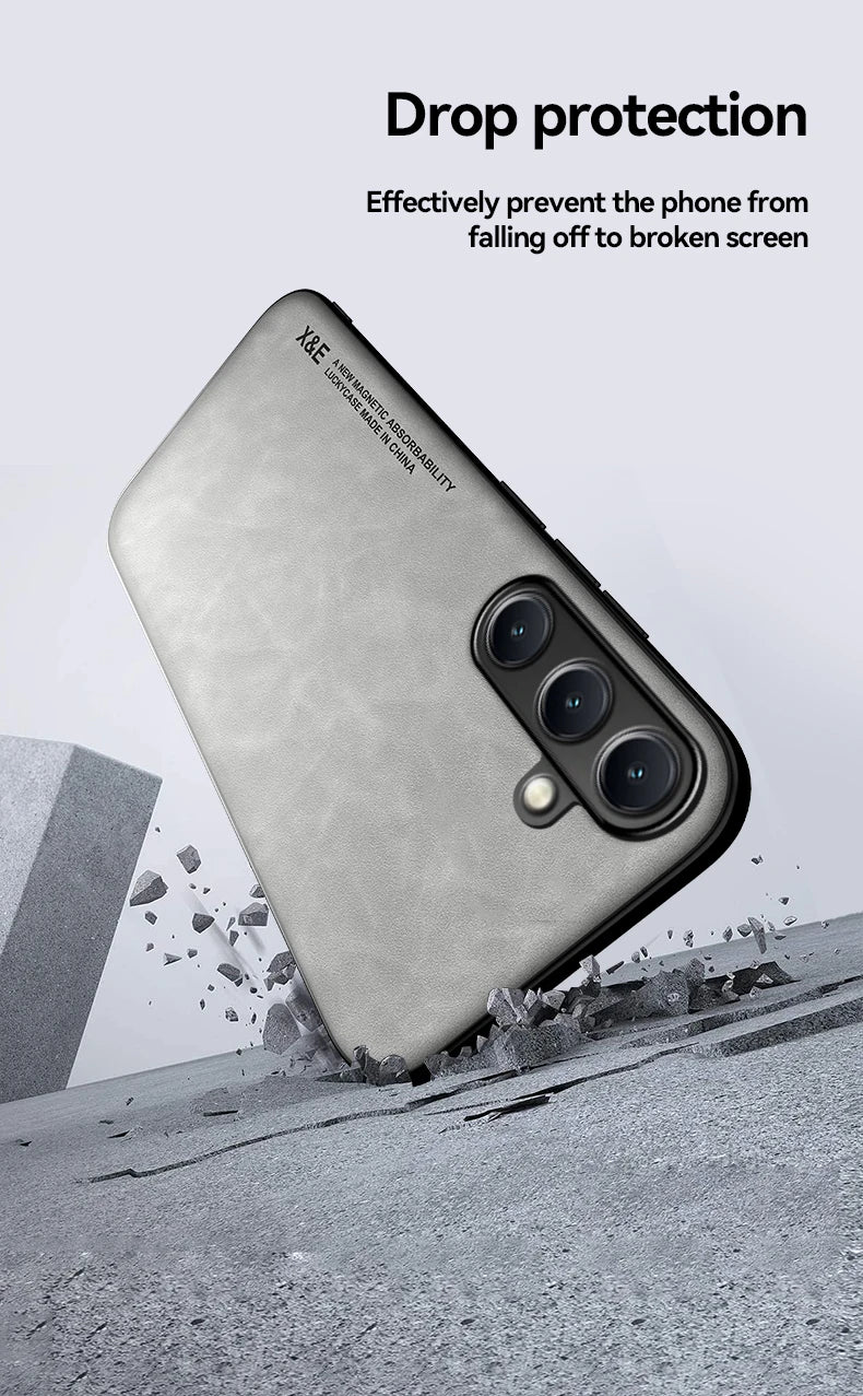 Ultra-thin leather case for Samsung Galaxy S21–S26, view 8
