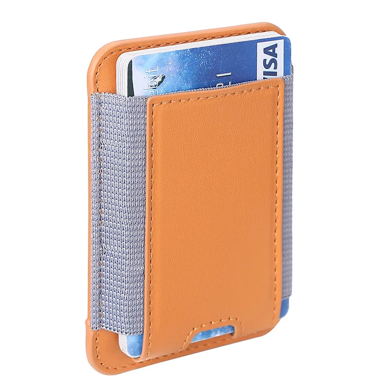 Elastic leather MagSafe card holder for iPhone 13–18 & S26 Ultra, view 5