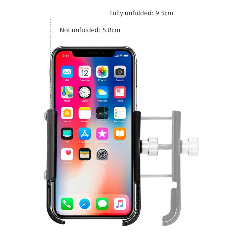 360° rotating bike phone holder for 4.7–7.0 inch phones, view 5