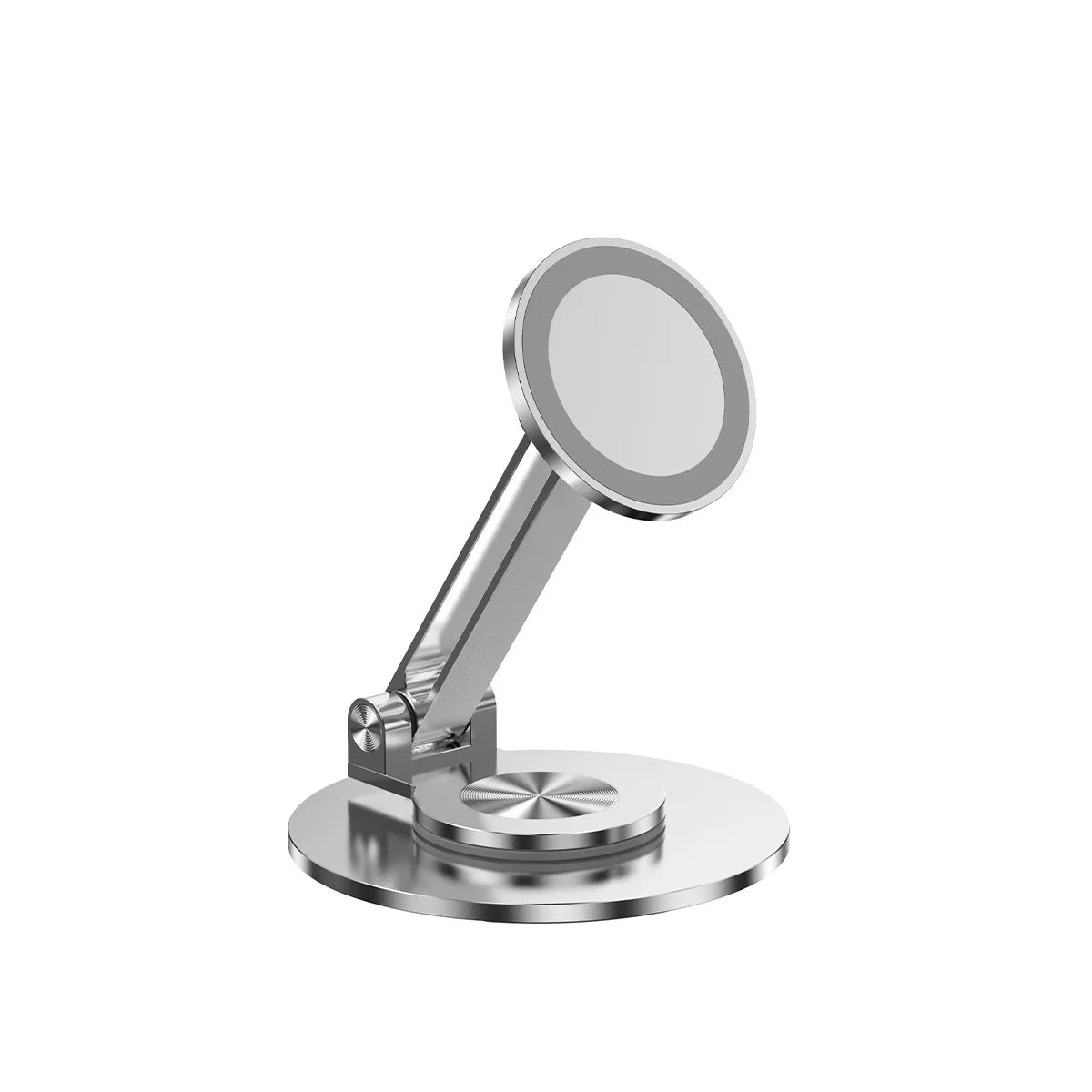 360° rotating foldable magnetic aluminum desk phone stand for MagSafe, view 9