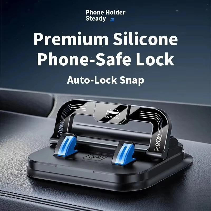 360° rotating dashboard car phone holder with number plate, view 4
