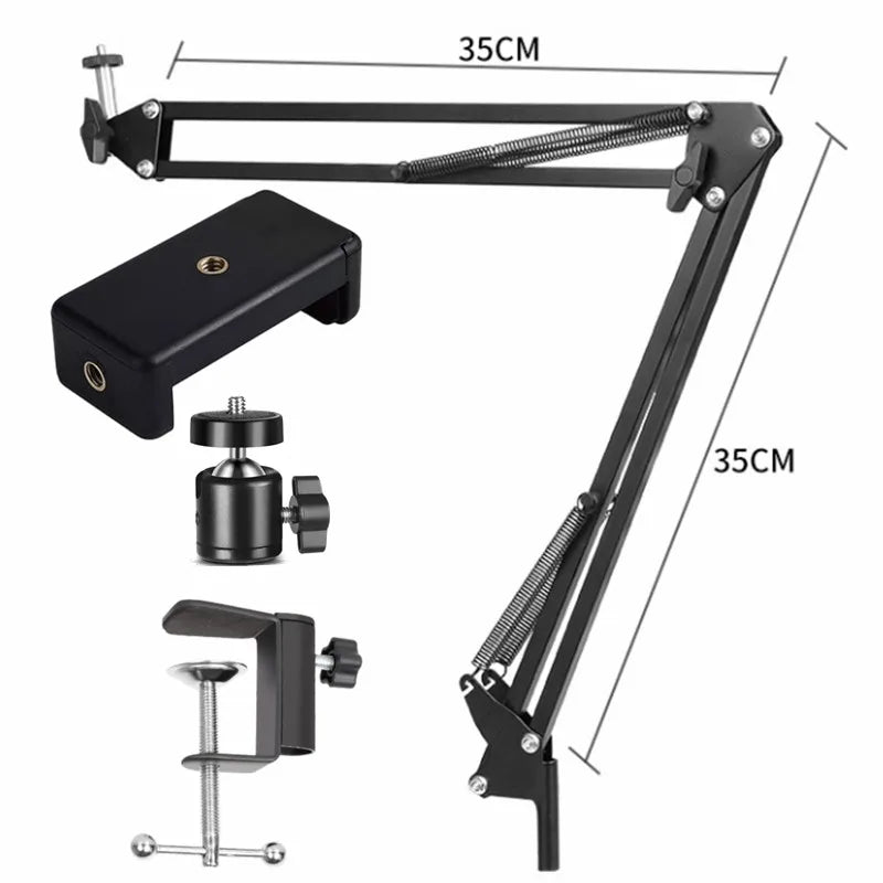 Overhead desk phone stand, view 7