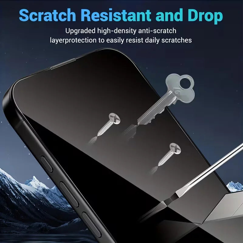 Privacy screen protector 3-Pack for iPhone 15–17, view 7