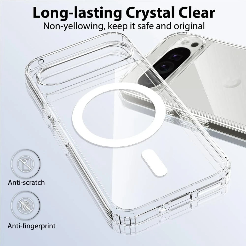 Clear TPU MagSafe magnetic case for Pixel, view 2