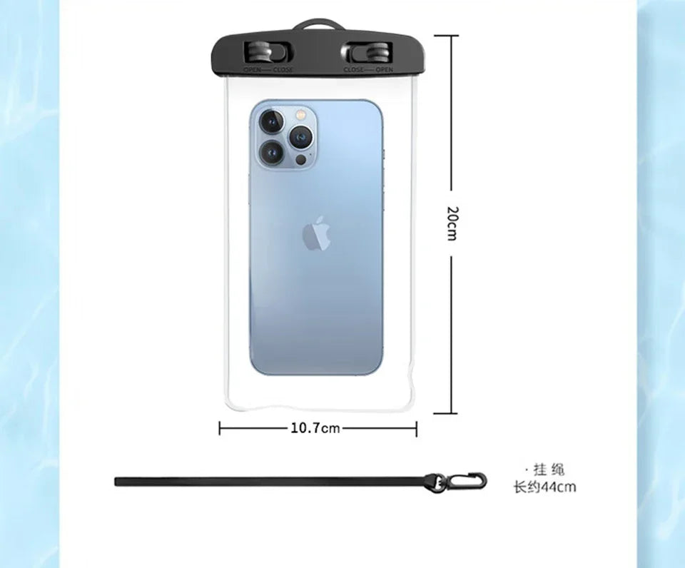 Waterproof underwater phone pouch for swimming, view 7