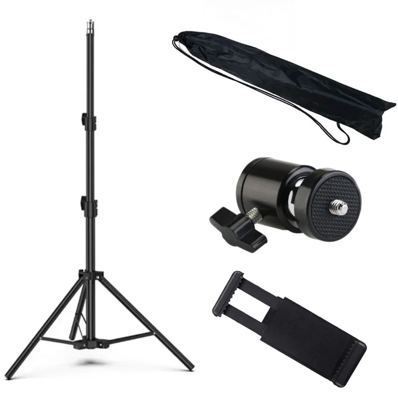 160 cm floor tripod phone holder, view 7