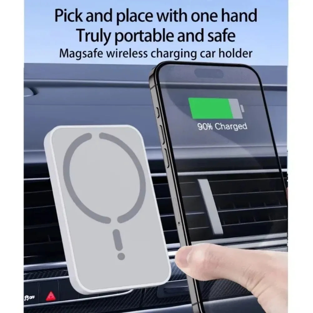 30W magnetic wireless car charger, view 4