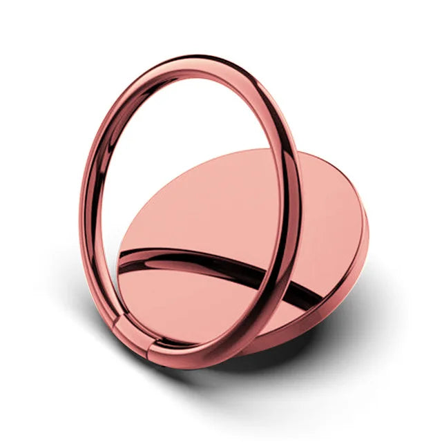 360° rotating metal finger ring holder, rose