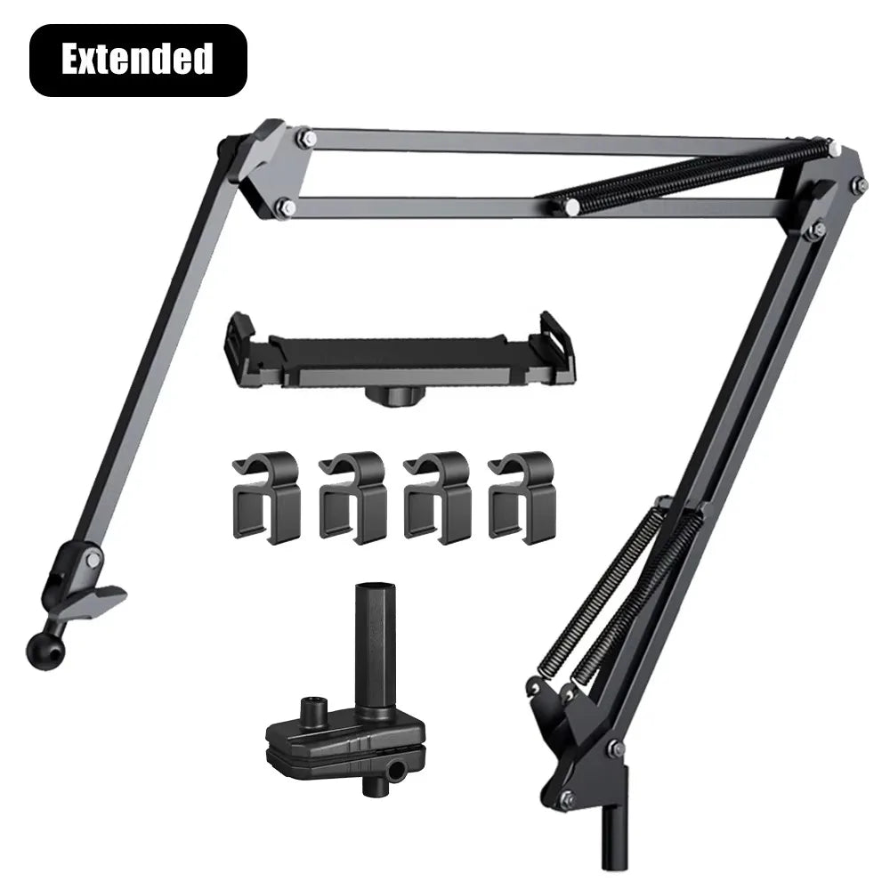 Bed tablet holder with 90cm flexible metal arm, view 8