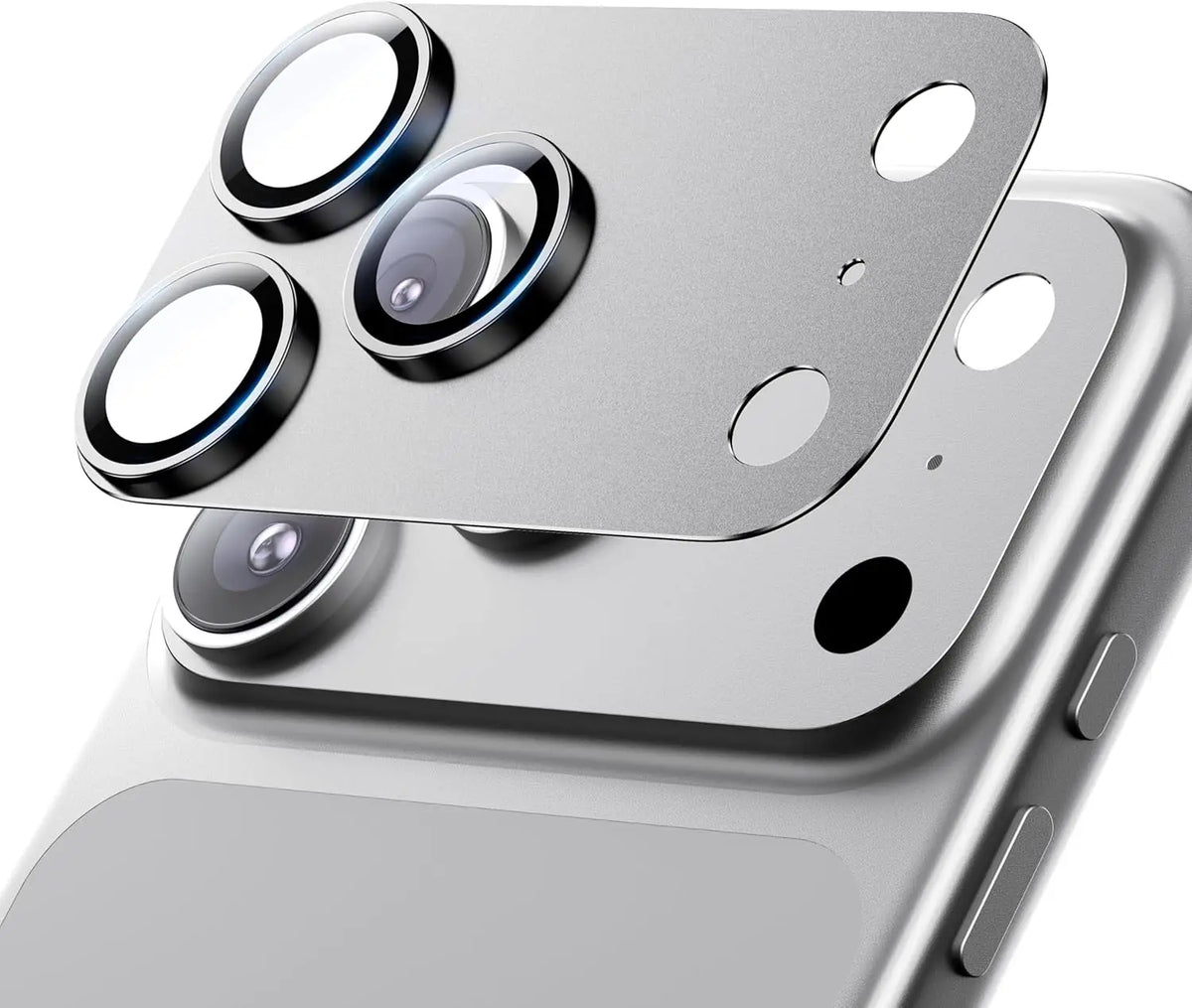 Metal ring camera lens protector for iPhone 17 Pro and Pro Max, view 7