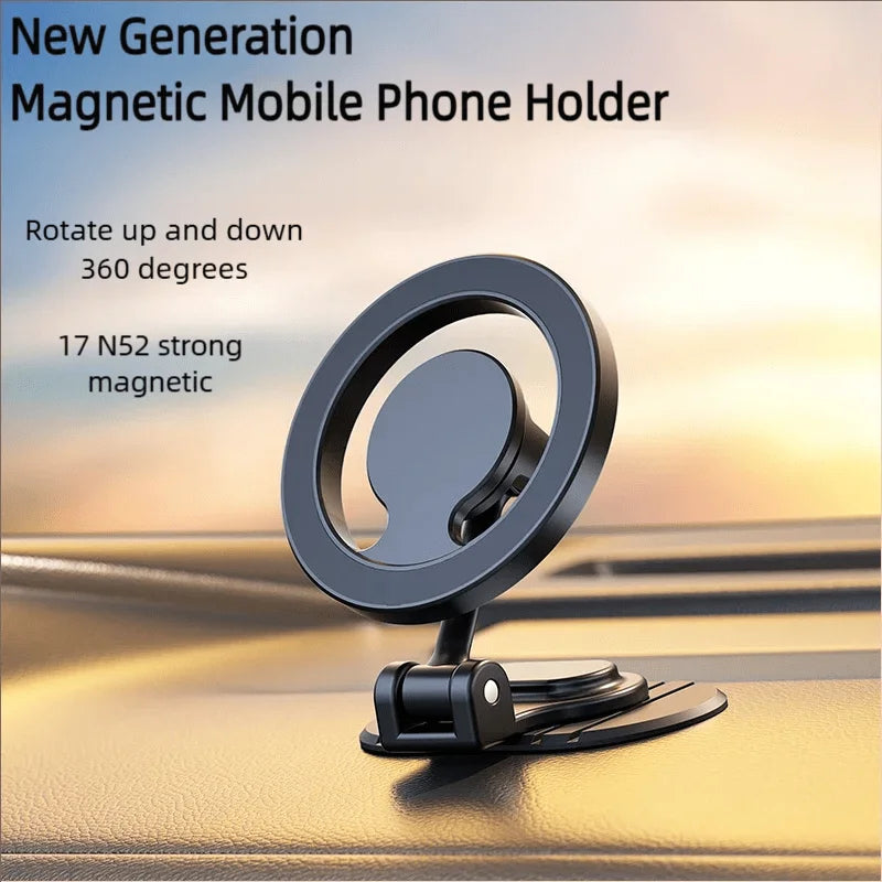 1040° rotating all-metal magnetic car phone holder for MagSafe, view 2
