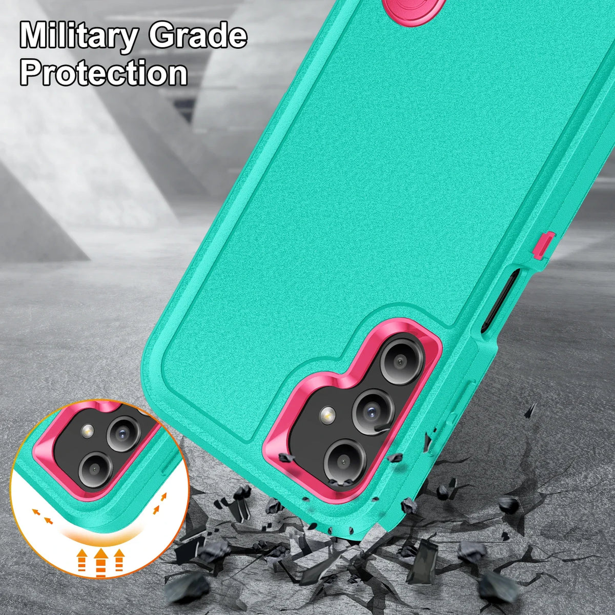 Anti-shock kickstand case for Samsung Galaxy S22–S26 & A series, view 6