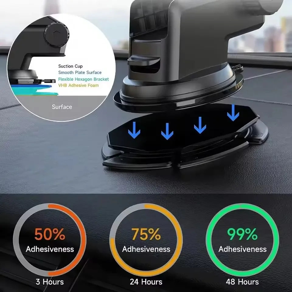 Dashboard suction cup base, view 2