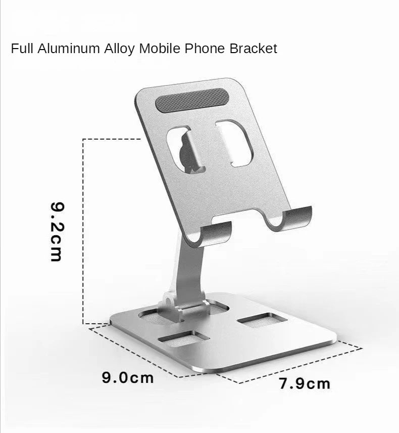Foldable aluminum alloy desk phone and tablet stand, view 6