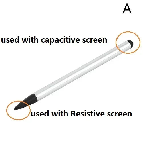 Universal dual-use capacitive stylus pen, 1pcs white
