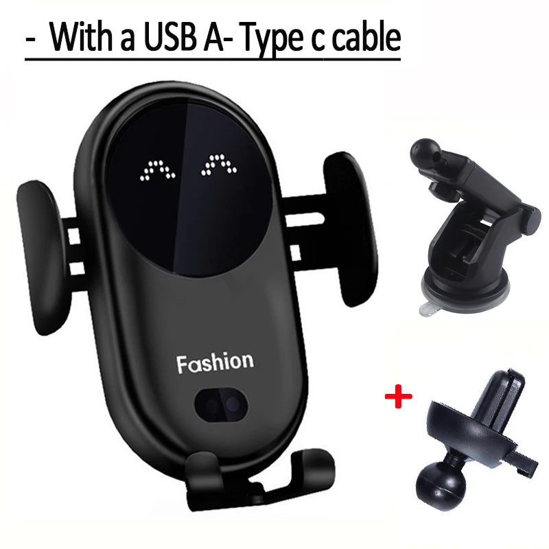 Infrared sensor wireless car charger, view 7