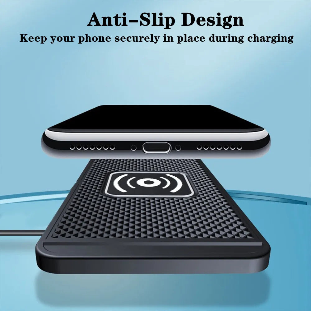 15W car wireless charging pad, view 7