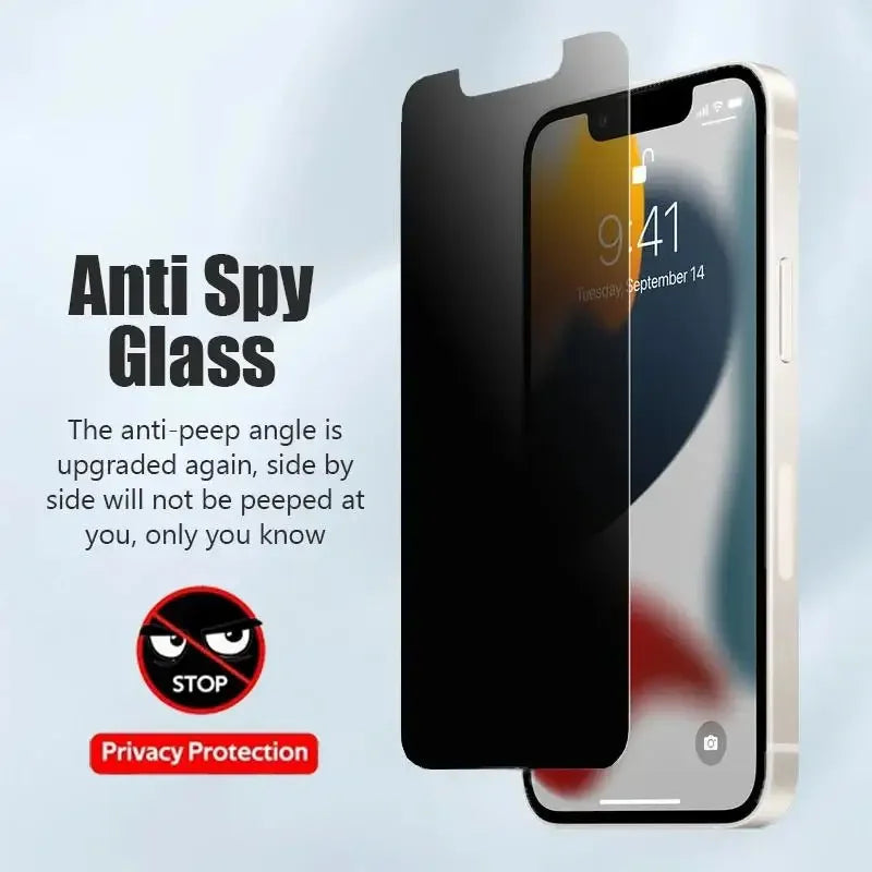 Full-cover privacy screen protector for iPhone 7–17, view 2