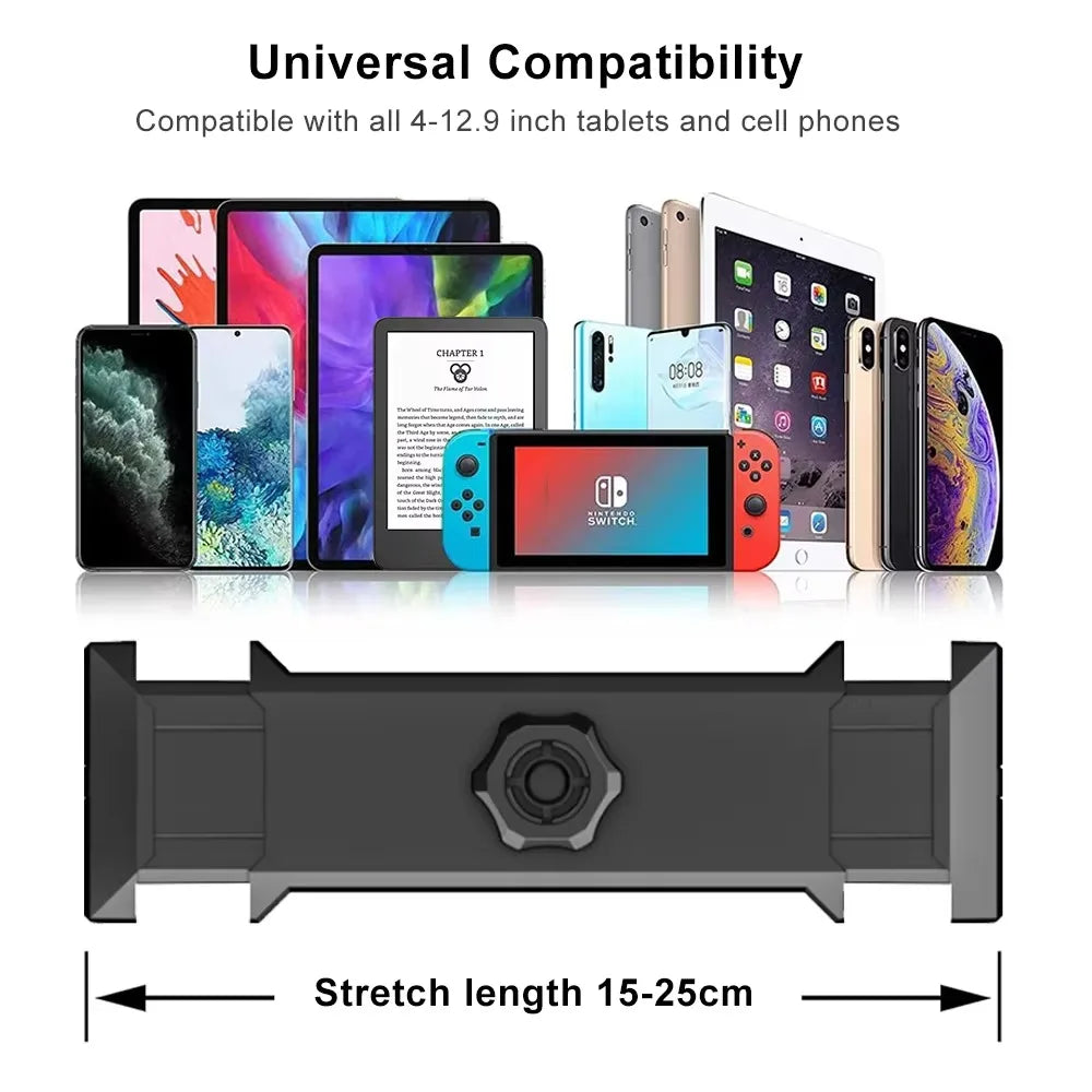 Bed tablet holder with 90cm flexible metal arm, view 5