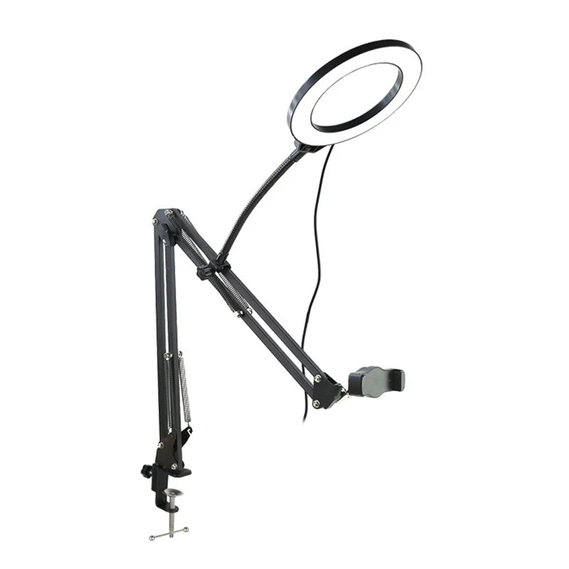 Overhead desktop phone mount, view 9