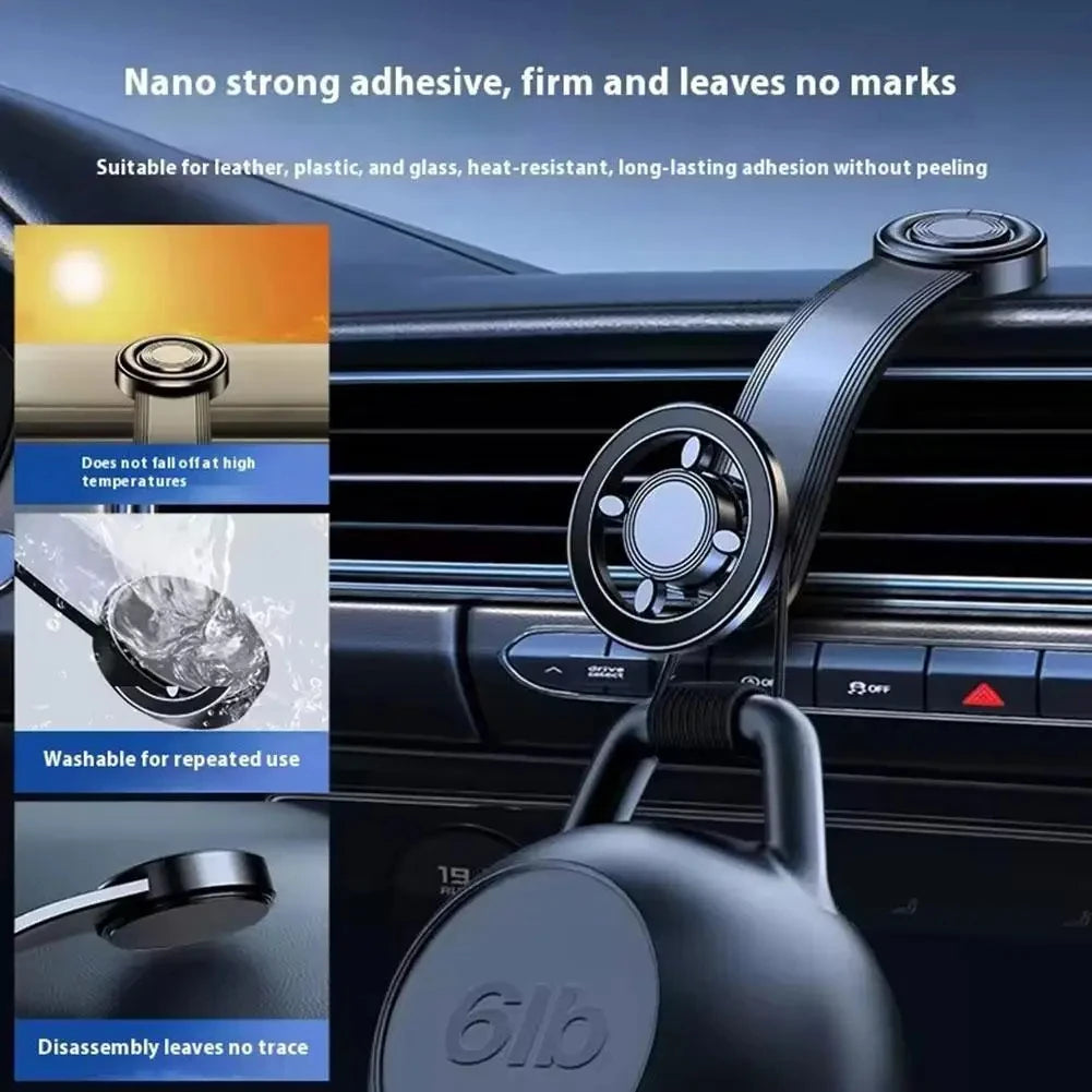 Magnetic car vent phone holder, view 7