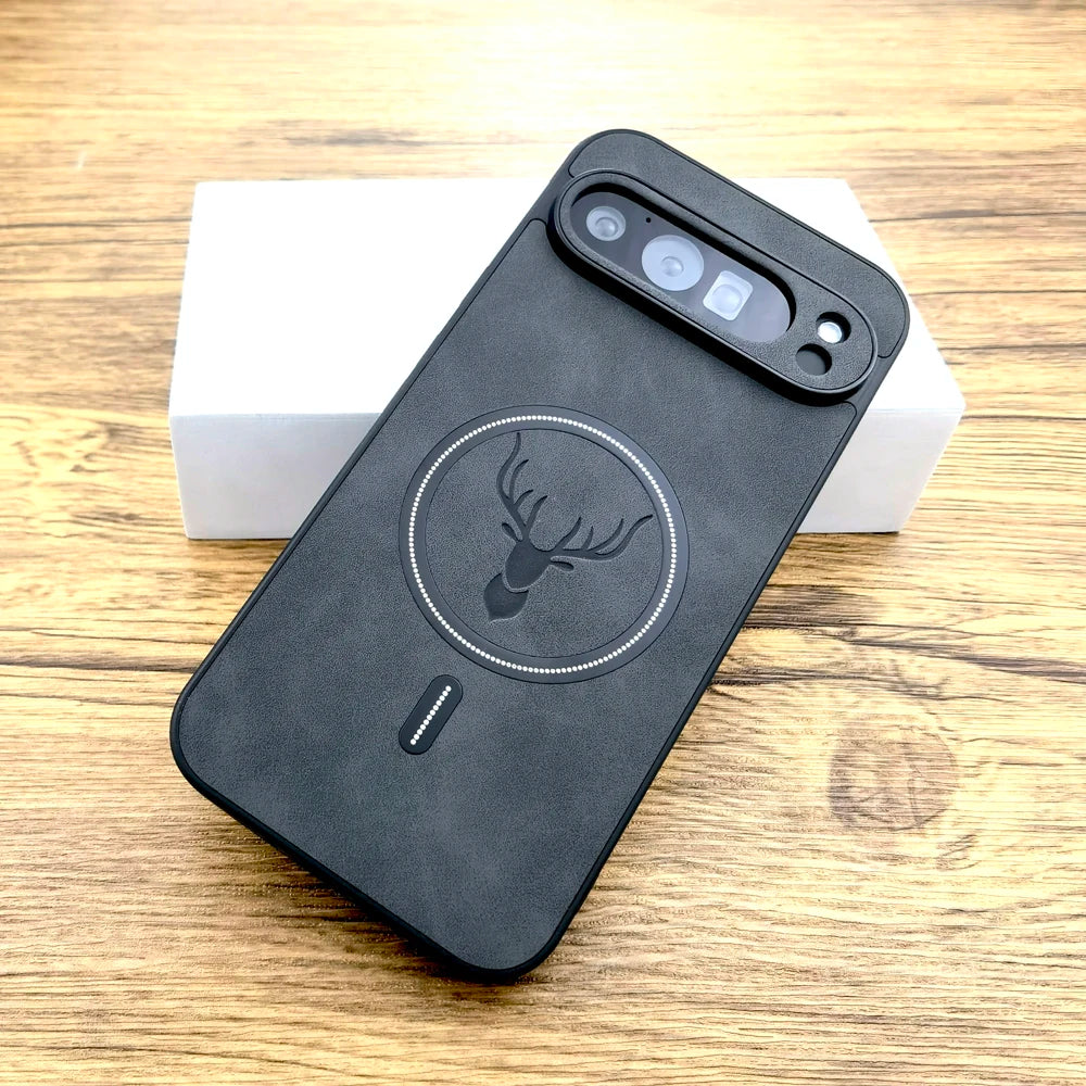 Faux leather MagSafe case for Pixel, view 3