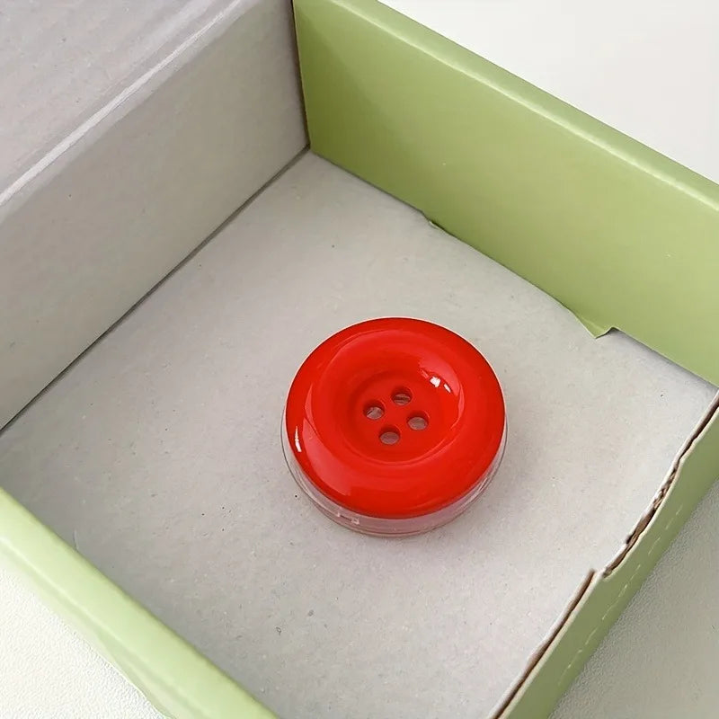 3D cute button folding phone grip and stand, view 6