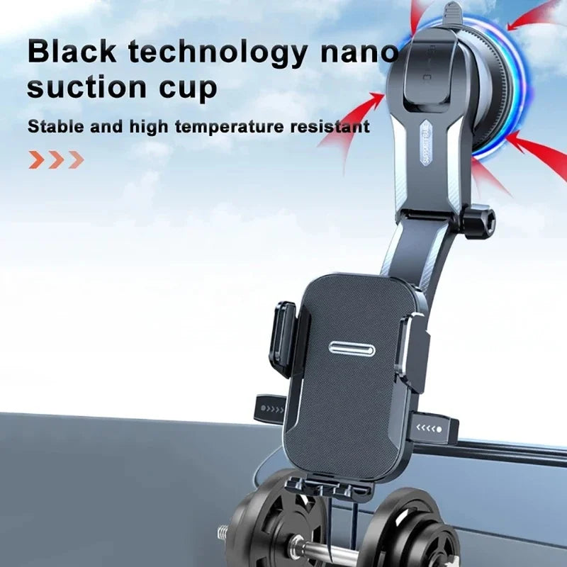 Gravity car phone holder, view 4