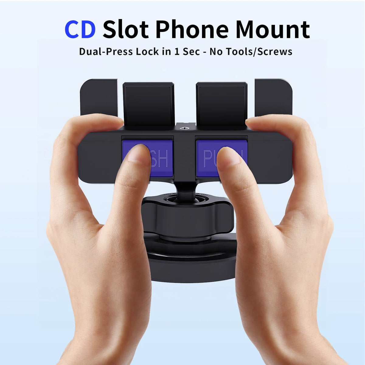 Magnetic CD slot car phone holder with 6 magnets, view 7