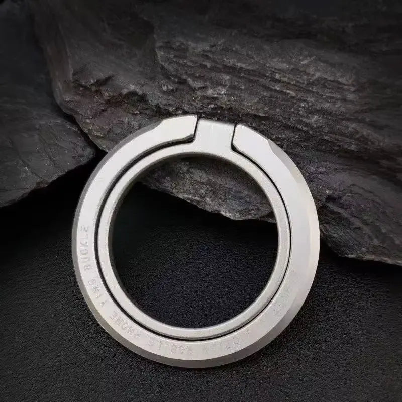 Adjustable magnetic ring holder, silver