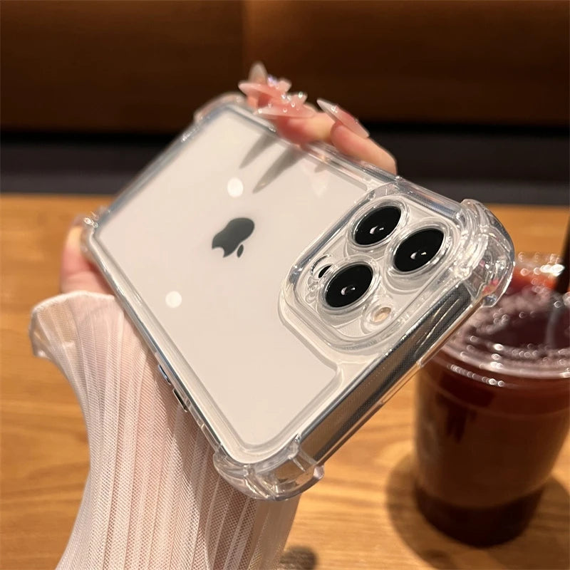 Shockproof transparent bumper case for iPhone, view 4