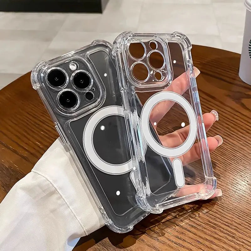 Clear shockproof MagSafe case for iPhone 11–17 & Air, view 3