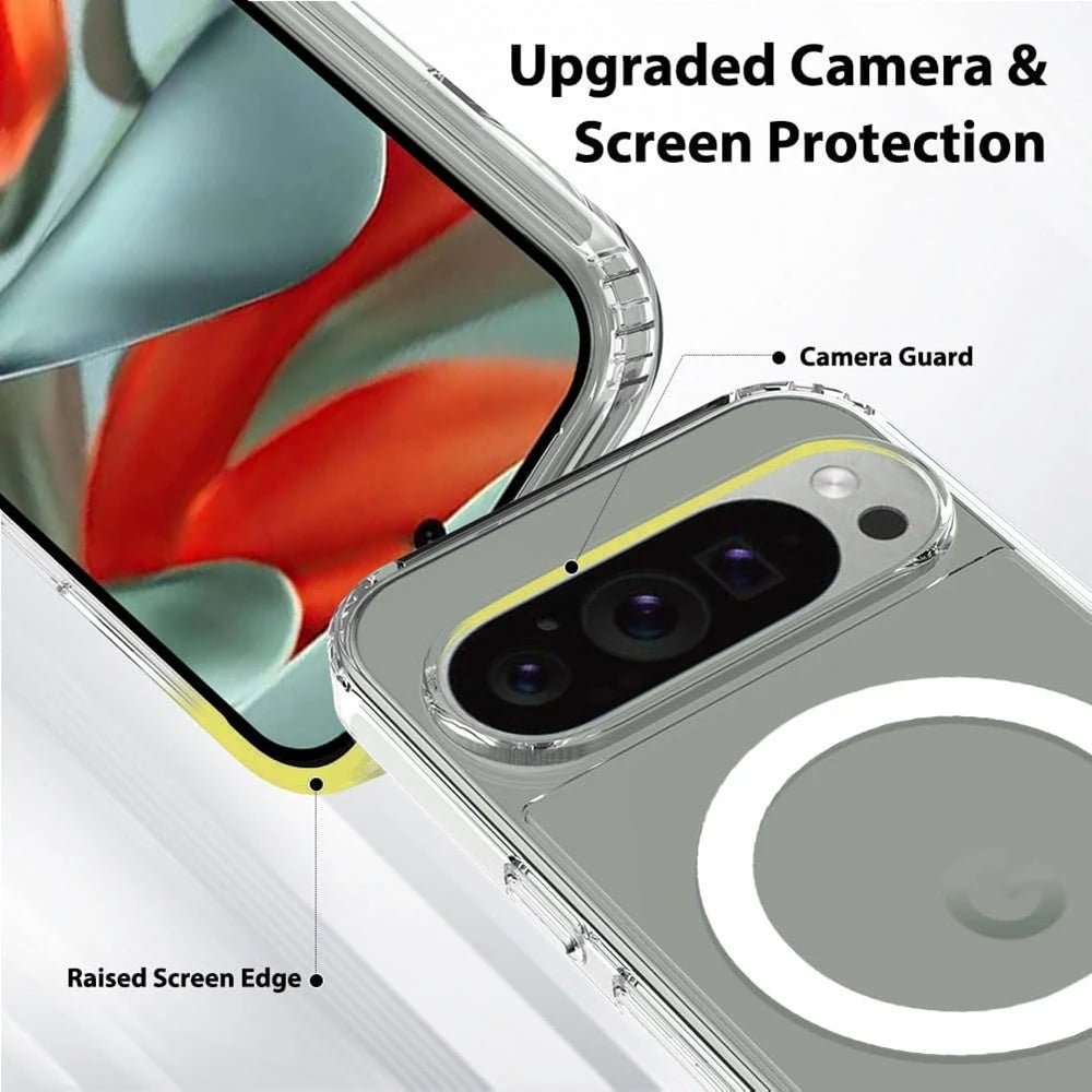 Clear TPU MagSafe magnetic case for Pixel, view 3