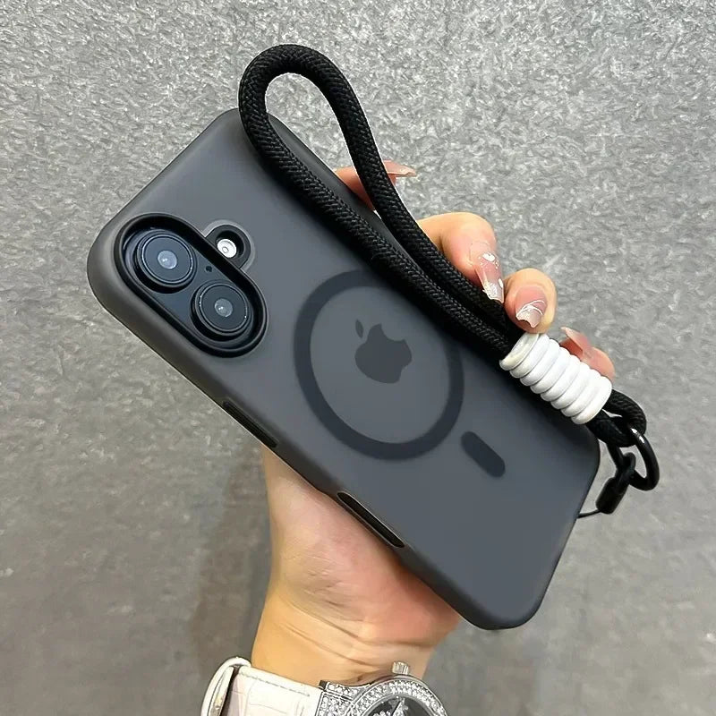 Candy color MagSafe case with wrist strap for iPhone 11–18, view 3