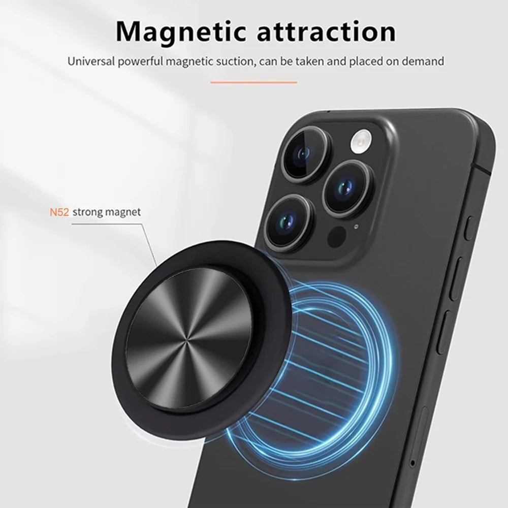 CD Pattern Magnetic Phone Grip – MagSafe Expanding Stand